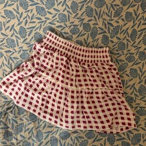 Kate Quinn Gingham Mini Skirt